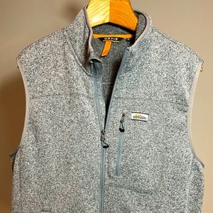 Orvis R65 Sweater Fleece Vest- XL- Grey